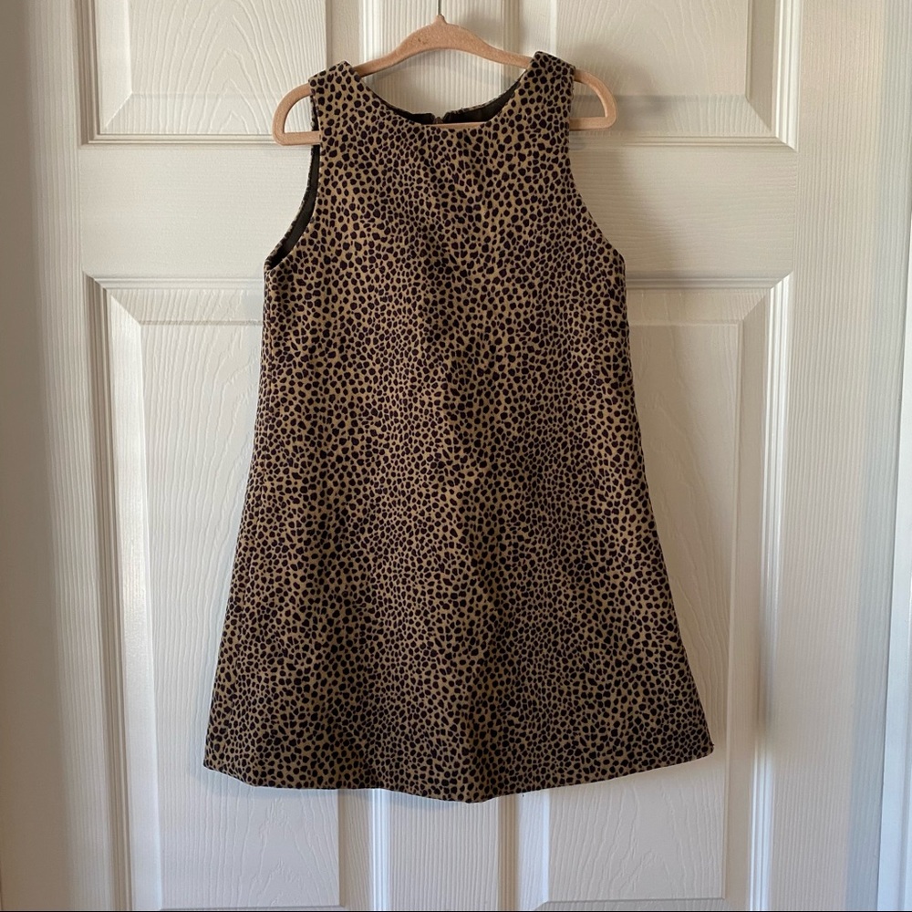 Susanne Lively Designs girls cheetah print velvet dress